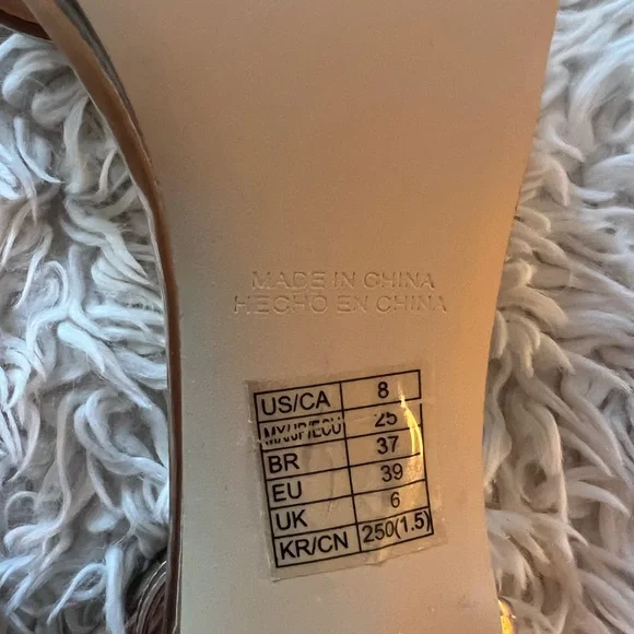 Forever 21 Rosegold 4” Heels - Picture 9 of 10